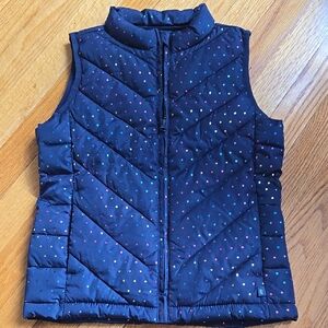 GAP Kids Navy Vest with Colorful Dots